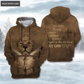 Lion Jesus Cross Way Maker Miracle Worker My God Hoodie