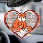 Printfamily M84 Fox Couple God Blessed Personalized Ornament