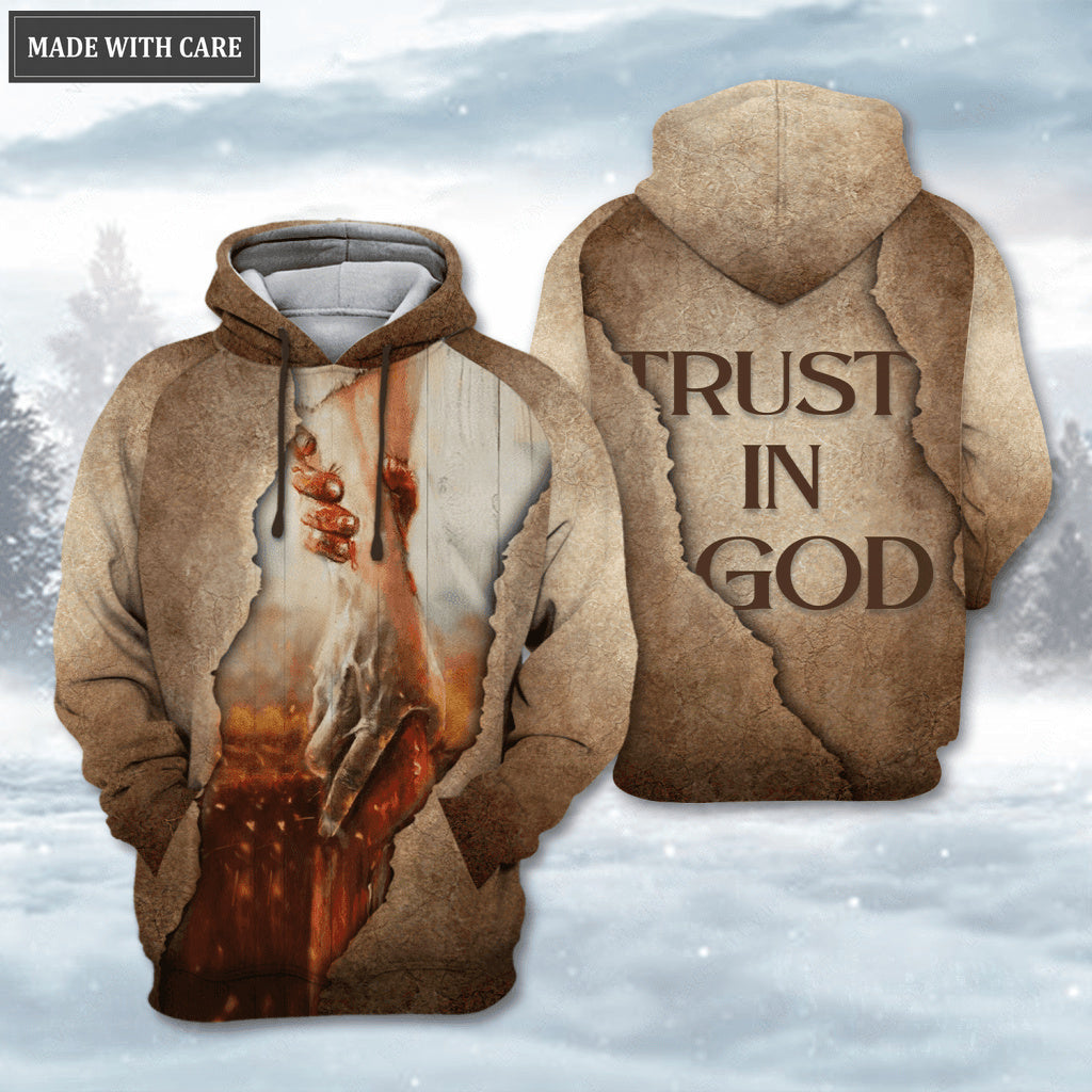 Jesus Hand Trust In God Hoodie