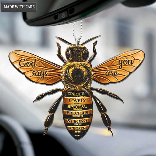 Bee God Says You Are Ornament