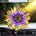 Gold Daisy God Says You Are Ornament