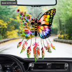 Personalized Rainbow Butterfly God Says You Are Ornament