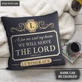 Elegant Vintage As For Me And My House Personalized Pillow