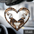 Deer Heart God Blessed Personalized Ornament