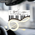 God Gave Us Music Piano Treble Clef Ornament