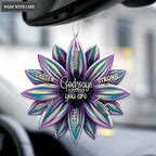 Purple And Blue Flower God Says You Are Ornament