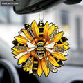 Bee Yellow Sunflower God Says You Are Ornament