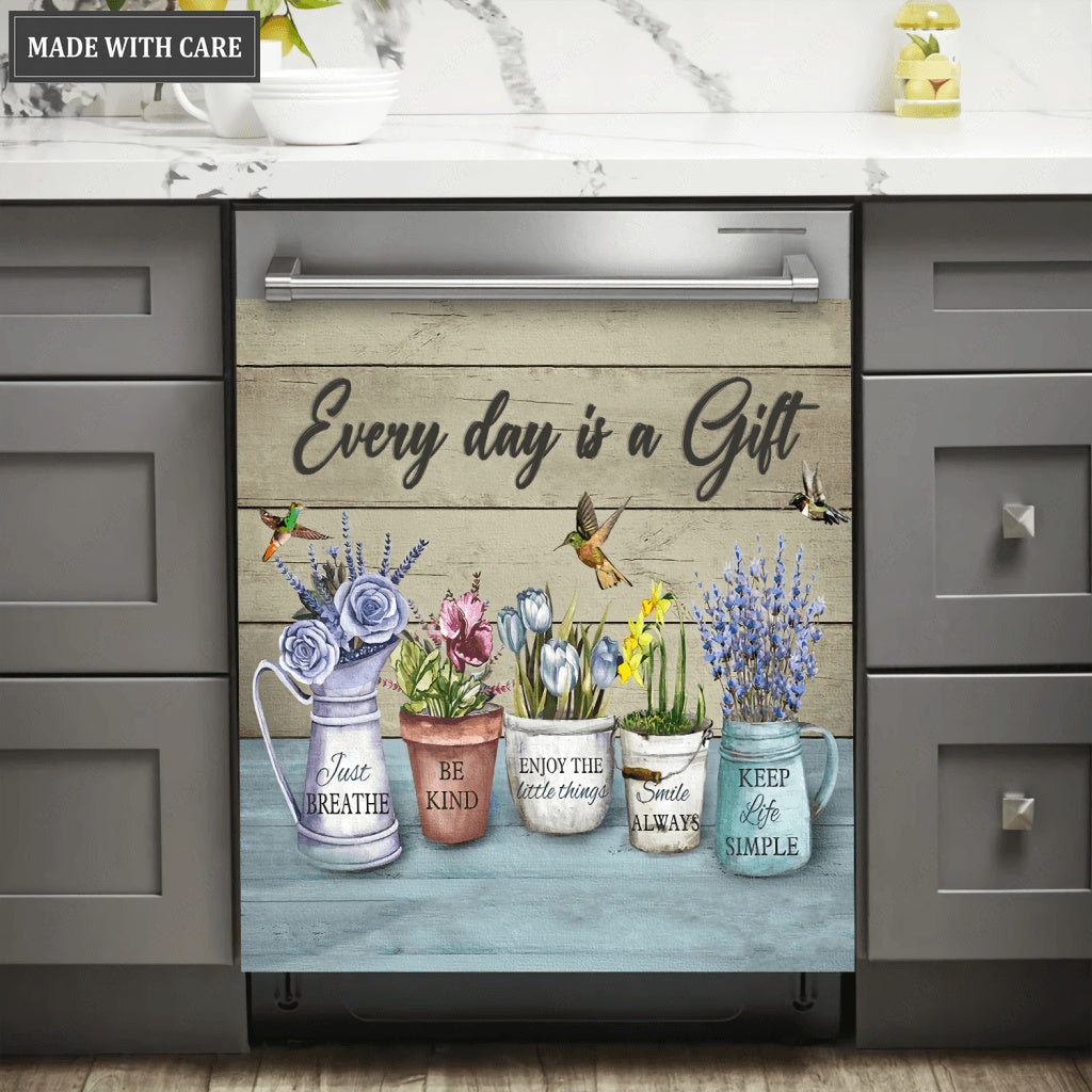 Every Day Is A Gift Magnetic Dishwasher Cover
