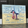 He Walks Surrounded By GLory Canvas Wall Art