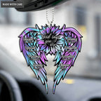 Hologram Flower Wings Memorial Ornament