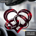 Couple Rings God Blessed Personalized Ornament