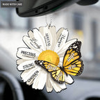 Butterfly On Daisy God Says You Are Ornament
