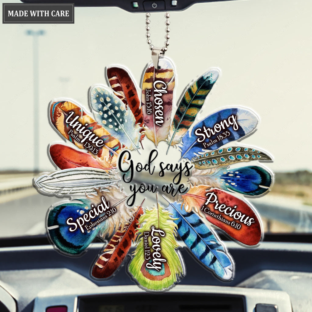 Feather You Are Special Ornament
