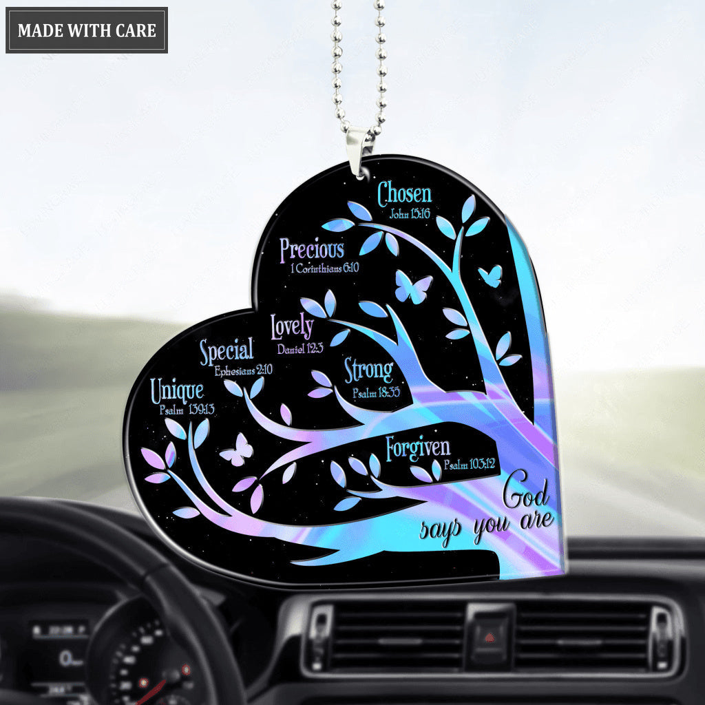 Hologram Tree God Says You Are Ornament