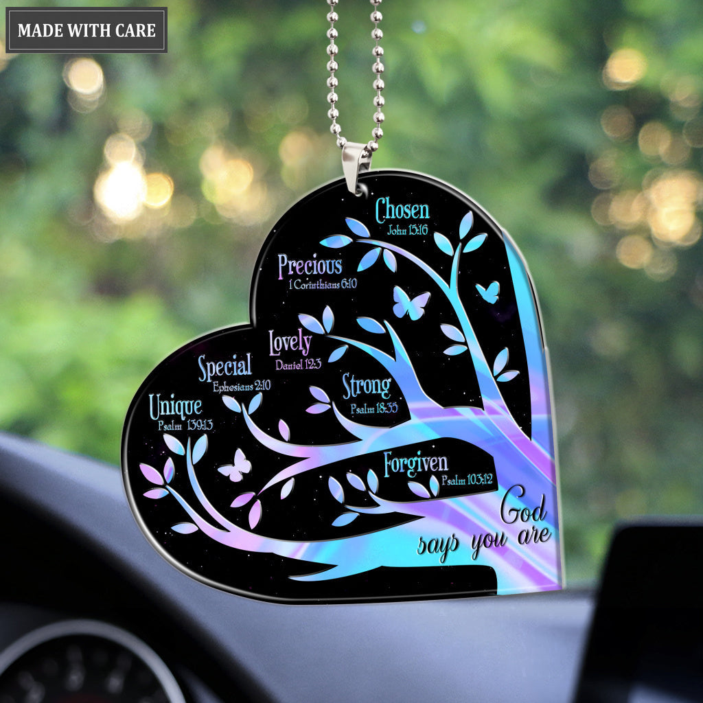 Hologram Tree God Says You Are Ornament