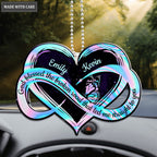 Personalized Hologram Infinity Heart Ornament For Couple