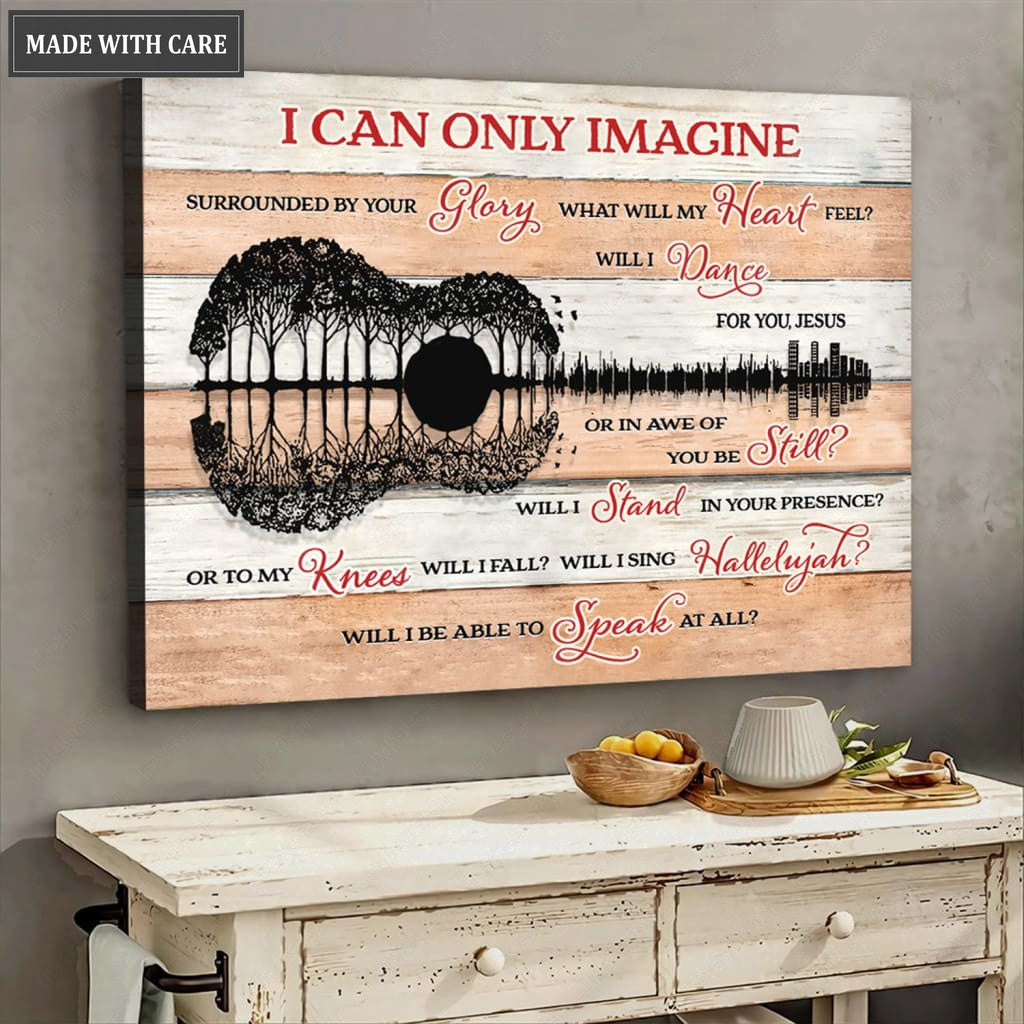 Guitar By Glory Canvas Wall Art