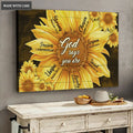 Sunflower God Says You Are Wall Art