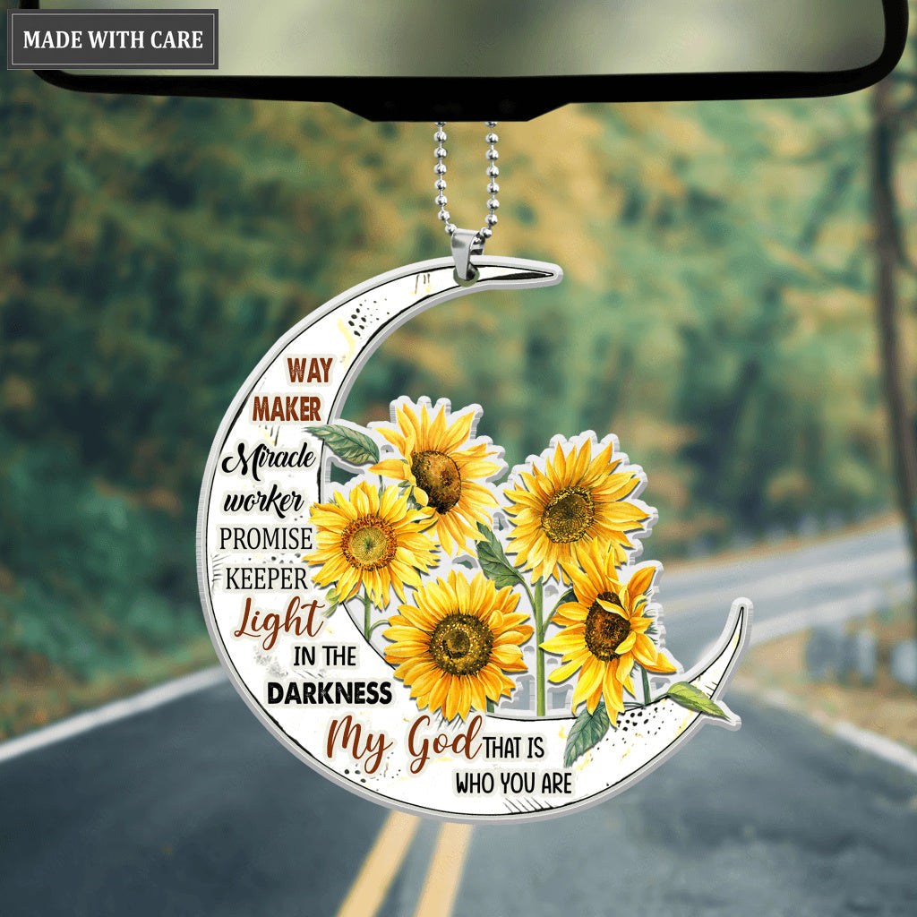 Sunflower Moon Way Maker Ornament
