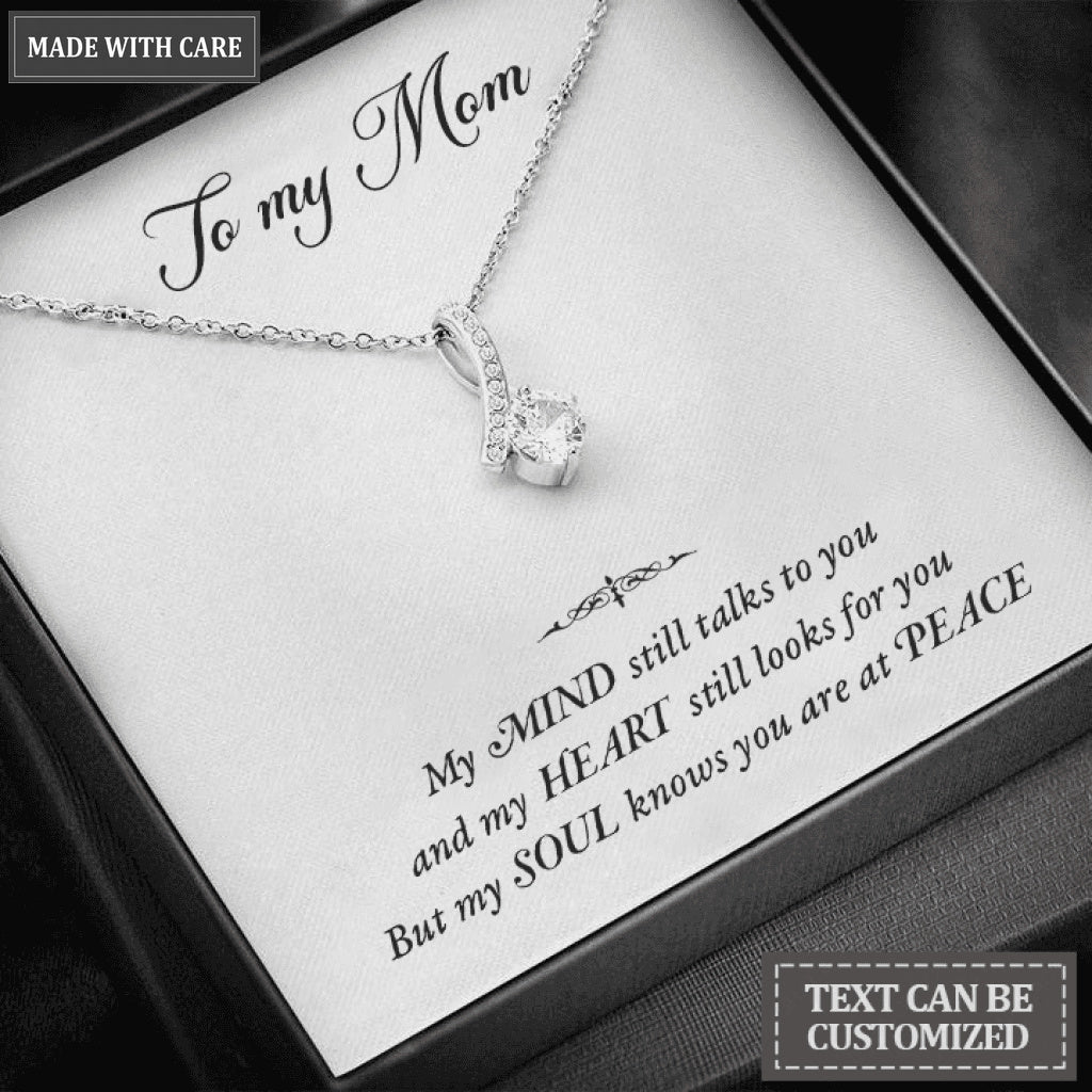 Personalized My Mind Still Talks To You Necklace