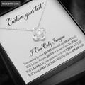 Personalized Surrounded By the Glory Love Necklace