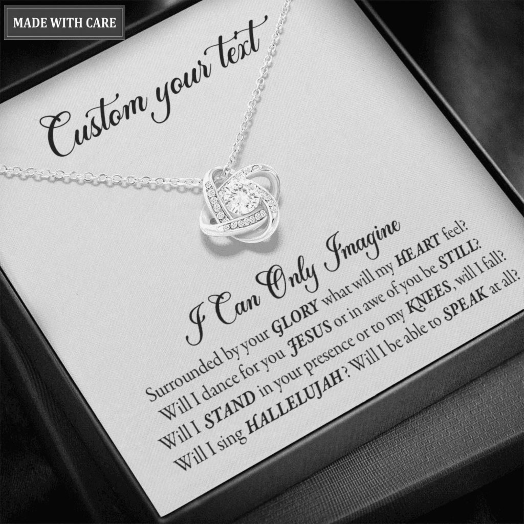 Personalized Surrounded By the Glory Love Necklace