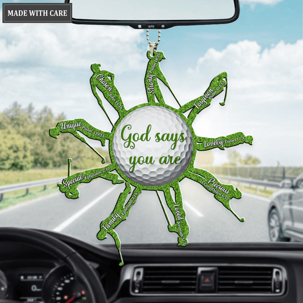 Golf God Says You Are Ornament
