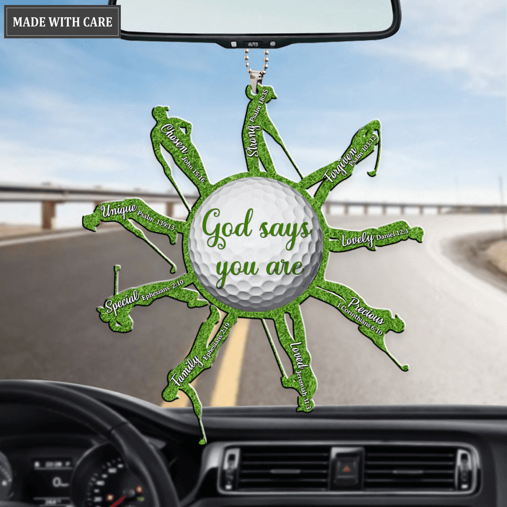 Golf God Says You Are Ornament