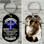 Perfect Gift For Your Husband Personalized Stainless Steel Keychain