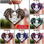 Horses For Couple Personalized Keychain