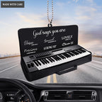 Keyboard Piano God Says You Are Ornament