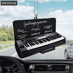 Keyboard Piano God Says You Are Ornament