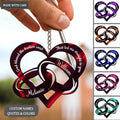 Rings For Couple Personalized Keychain
