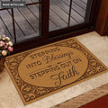 Faith And Blessing Doormat