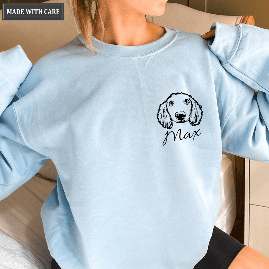 Custom Pet Hoodie Using Pet Photo + Name Custom Dog Hoodie Personalized
