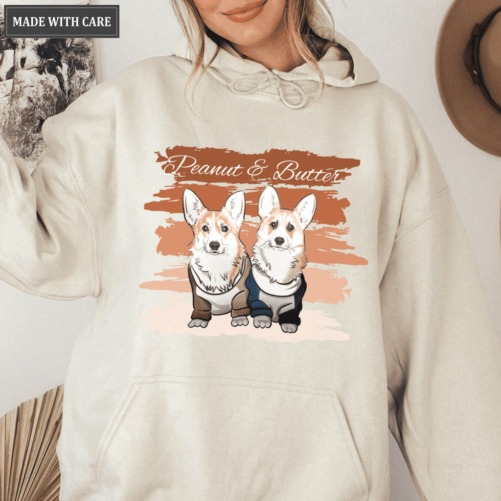 Elegent Digital Painting Pet Photo Personalized Hoodie
