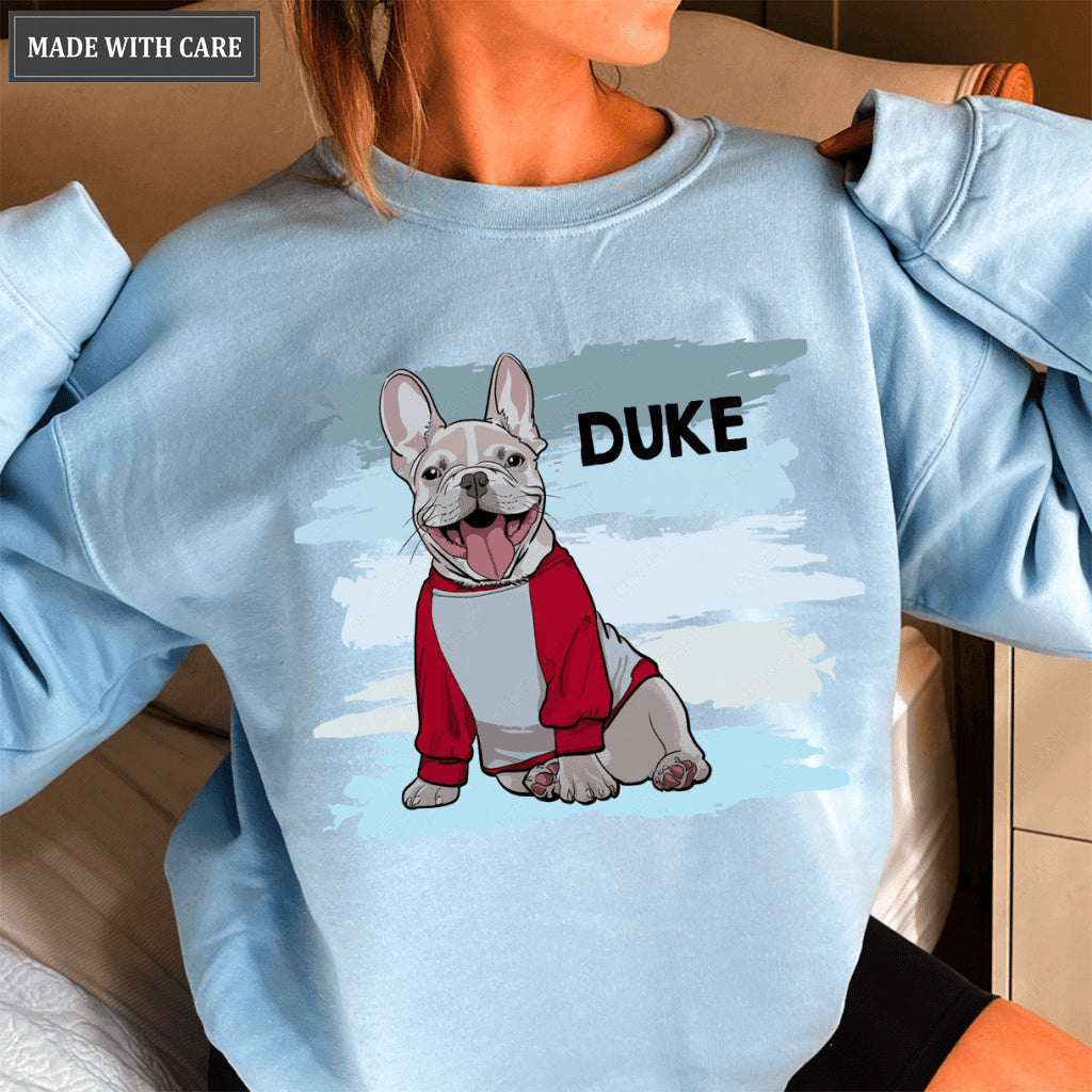 Elegent Digital Painting Pet Photo Personalized Hoodie