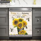 Every Day Is A New Beginning Magnetic Dishwasher Cover