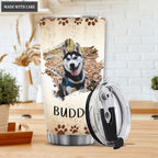 I'm Not Anti-social I Have Cable, Internet And A Dog What Else Do I Need - Personalized Custom Tumbler 2