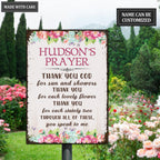 Personalized Gardener's Prayer Metal Sign