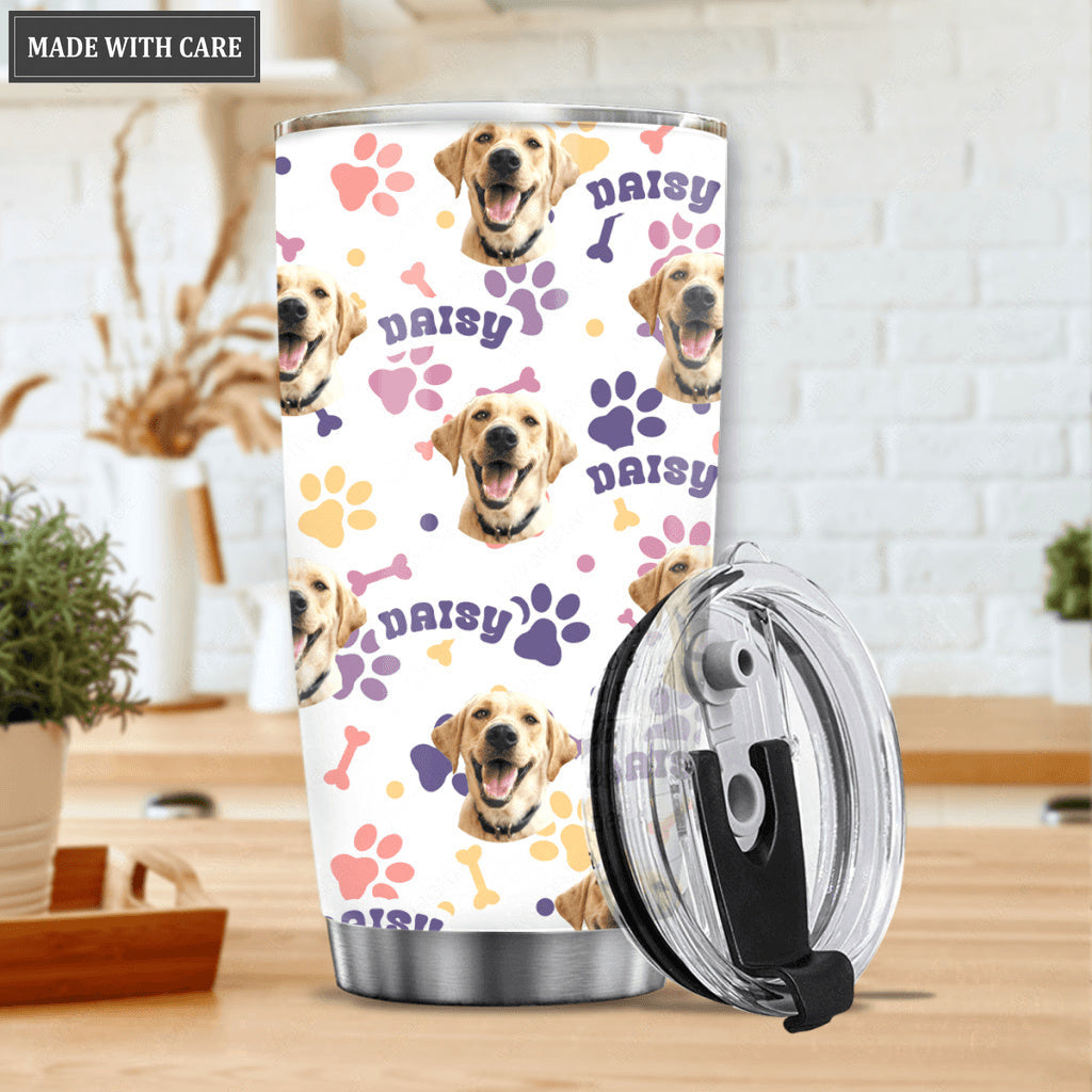 Personalized Dog Cat Pet Face Tumblers with Pictures - Personalized Custom Tumbler