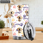 Personalized Dog Cat Pet Face Tumblers with Pictures - Personalized Custom Tumbler