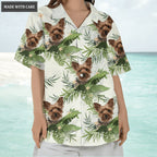 Tropical Summer Hawaii Upload Image Family, Dog, Cat - Personalized Custom Unisex Hawaiian Shirt