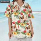 Tropical Summer Hawaii Upload Image Family, Dog, Cat - Personalized Custom Unisex Hawaiian Shirt