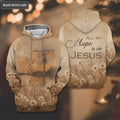 Christian Cross Daisy All My Hope Hoodie