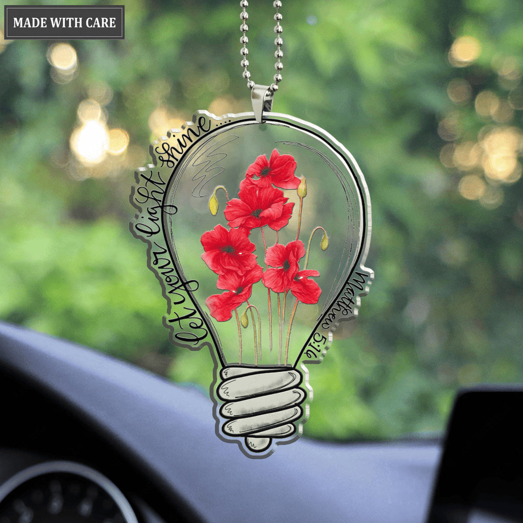 Light Bulb Light Shine Ornament