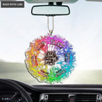 Rainbow Dandelion You Are Special Ornament