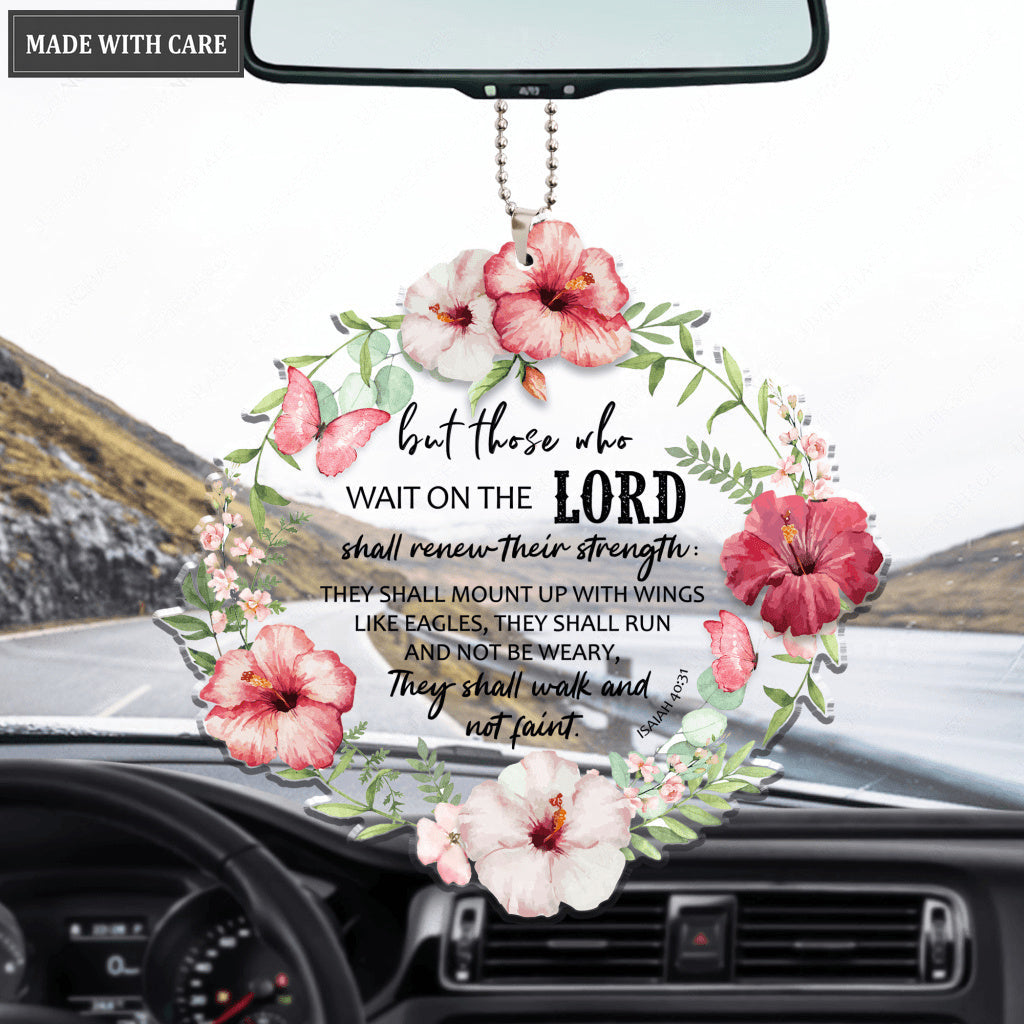 Wait On The Lord Ornament