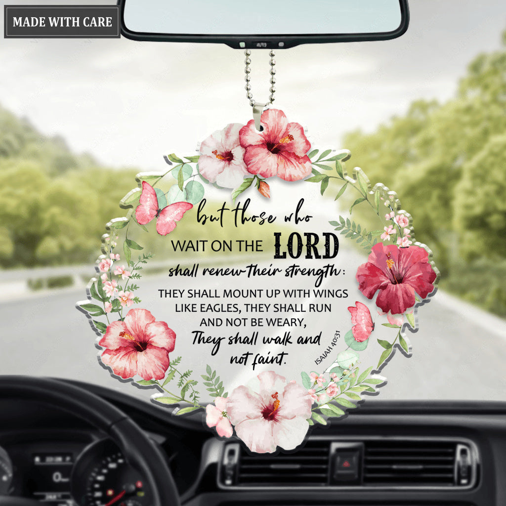 Wait On The Lord Ornament