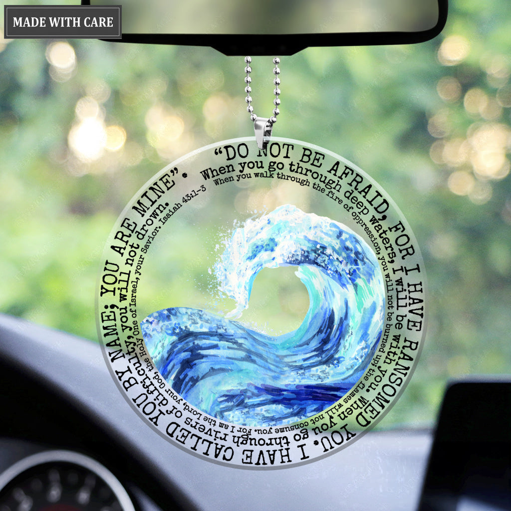 Wave Do Not Be Afraid Ornament